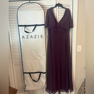 NWT Azazie Dress (Pamela/Plum)